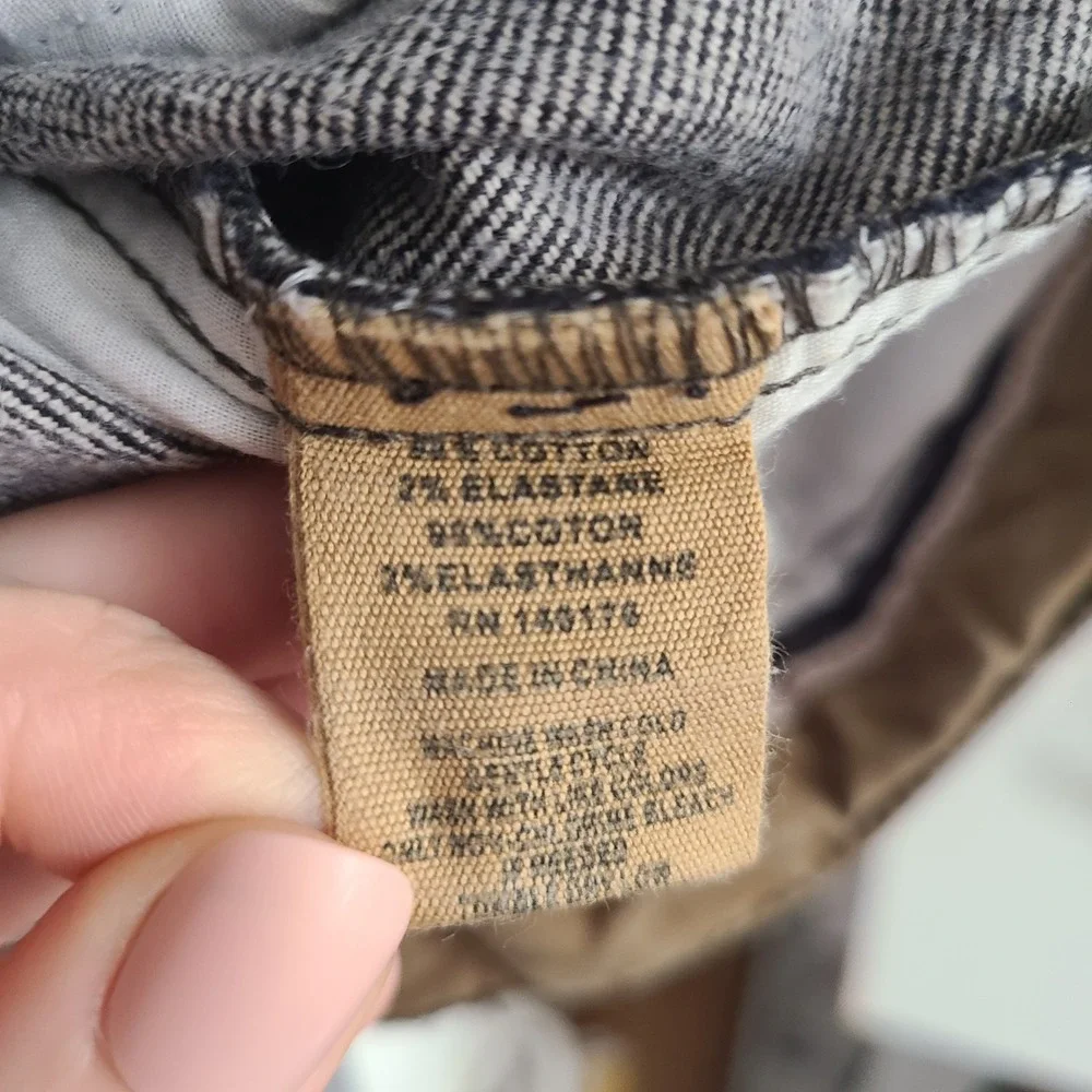 Jeremiah Sz 36 Gray Cotton Blend Raw Hem Cargo Pants Nomadic Boho‎ Granola